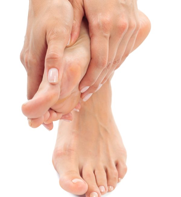 woman having a foot treatment